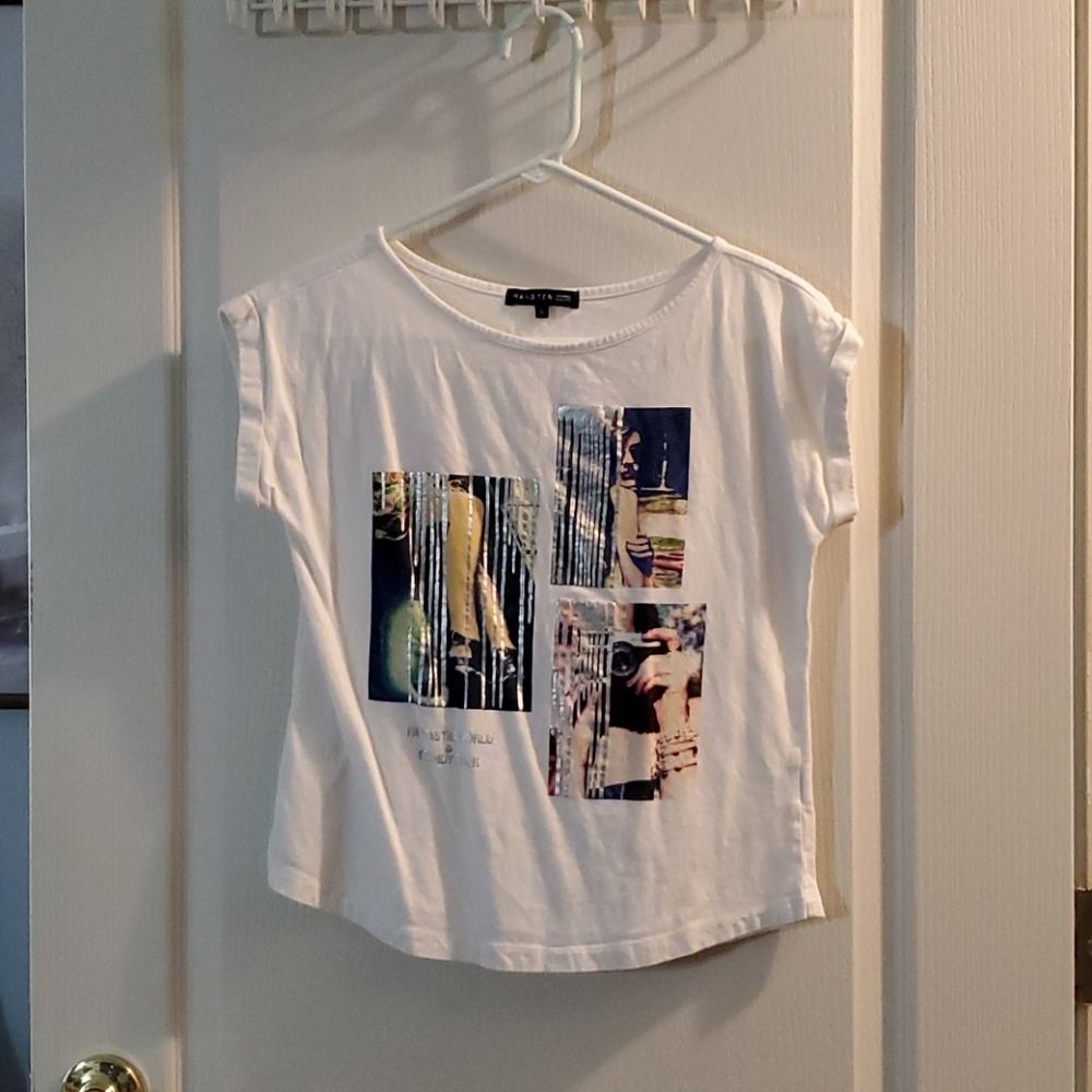 HangTen Short Sleeve White Fantastic World T-Shirt